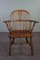 Antique English Low Back Windsor Armchair, 18th Century 2