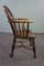 Antique English Low Back Windsor Armchair, 18th Century 2