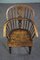 Antiker englischer Windsor Sessel mit niedriger Rückenlehne, 18. Jahrhundert 5