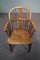 Antique English Low Back Windsor Armchair, 18th Century, Image 6