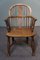 Antique English Low Back Windsor Armchair, 18th Century 2