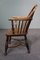 Antique English Low Back Windsor Armchair, 18th Century, Image 5