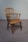 Antique English Low Back Windsor Armchair, 18th Century, Image 1