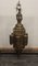 Lampadario a forma di lanterna islamica in ottone traforato nello stile di Moresco, Immagine 1