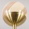 Italienische Venini Stehlampe aus Messing mit Murano Swirl Globe von Paolo Venini, Italien, 1970er 5