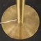 Venini Italian Brass Floor Lamp with Murano Swirl Globe attributed to Paolo Venini, Italy, 1970s 7
