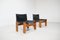 Monk Lounge Chairs by Afra and Tobia Scarpa for Molteni, Italy, 1970s, Set of 2 3