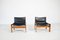 Monk Lounge Chairs by Afra and Tobia Scarpa for Molteni, Italy, 1970s, Set of 2 6