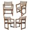 Brutalist Pine Chairs, Set of 4 1