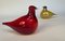 Tirri Mouth-Blown Glass Art Birds by Oiva Toikka for Iittala, Finland 1980s, Set of 2 4