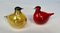 Tirri Mouth-Blown Glass Art Birds by Oiva Toikka for Iittala, Finland 1980s, Set of 2, Image 2