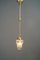 Pendants with Cut Glass Shades, Vienna, 1920s, Set of 4 7