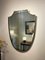 Brass Shield Mirror, 1950s 4