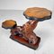 Japanese Burl Wood Plant Stand, 1920s 5