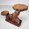 Japanese Burl Wood Plant Stand, 1920s, Image 5