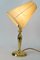 Art Deco Table Lamp with Fabic Shade, Vienna, 1920s, Image 10