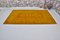 Vintage Handmade Yellow Rug, 1960s, Image 1