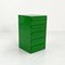 Cassettiera con 5 cassetti verde di Simon Fussell per Kartell, anni '70, Immagine 1