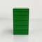 Cassettiera con 5 cassetti verde di Simon Fussell per Kartell, anni '70, Immagine 2