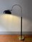 Extendable Floor Lamp in Bronze Base and Black Metal, Italy, 1950s 5