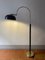 Extendable Floor Lamp in Bronze Base and Black Metal, Italy, 1950s, Image 5