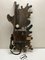 Carved Wood Black Forest Wall Sculpture Telephone with Bird, 1920s 14