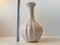 Mid-Century White Fluted Pottery Vase from Knabstrup, 1950s, Image 5