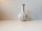 Mid-Century White Fluted Pottery Vase from Knabstrup, 1950s 3