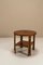 Amsterdam School Side Table in Oak with Ebony Accent, the Netherlands, 1930s 1