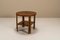 Amsterdam School Side Table in Oak with Ebony Accent, the Netherlands, 1930s 5