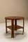Amsterdam School Side Table in Oak with Ebony Accent, the Netherlands, 1930s, Image 7