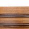 Deckenhohes Bücherregal aus Holz, Messing & Leder, 1950er 13