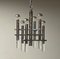 Hanging Lamp in Chromed Metal and Acrylic Glass attributed to Gaetano Sciolari, 1970s, Image 2