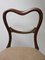 Napoleon III Heart-Shaped Balloon Back Chairs with Golden Accents, Set of 5 6