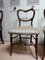 Napoleon III Heart-Shaped Balloon Back Chairs with Golden Accents, Set of 5 15