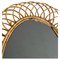 Oval Mirror in Bamboo attributed to Franco Albini, 1960s, Image 8