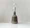 Scandinavian Modern Olive Green Stoneware Table Lamp by Desiree Stentøj, 1970s, Image 4