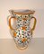 Italienische Vase aus Majolika Keramik von Proffessor Alfredo Santarelli, Perugia, Italien, 1950er 2