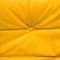 Togo Yellow Alcantara Modular Sofas attributed to Michel Ducaroy for Ligne Roset, Set of 5, Image 17