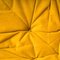 Modulare Sofas aus gelbem Togo Alcantara von Michel Ducaroy für Ligne Roset, 5er Set 13