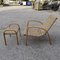 Armchair and Footrest with Rope Seats, Set of 2 3