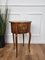 Antique Italian Marquetry Kidney-Shaped Walnut Side Table with Two Drawers, 1890s 6