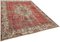 Großer Vintage Teppich in Rot 8