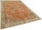 Large Vintage Beige Area Rug 6