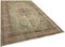 Large Vintage Beige Area Rug 4