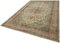 Large Vintage Beige Area Rug 9