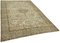 Large Vintage Beige Area Rug 6