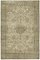 Large Vintage Beige Area Rug, Image 2