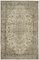 Large Vintage Beige Area Rug 1