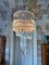 Large Mid-Century Glass Rod Spiral Chandelier from Venini, 1980s 13